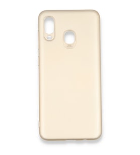 Samsung Galaxy A30 (A305F) Premium Silikon Kılıf Gold