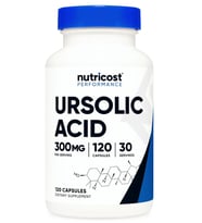 Nutricost Ursolic Acid 300mg, 120 Capsules.Abd Menşei (Renksiz)