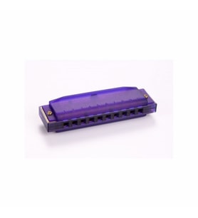 Hohner M1110P Translucent Purple Harp (Do Majör)