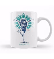 Namaste Yoga   Kupa Bardak Porselen