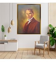 ÇERÇEVELİ ATATÜRK TABLO S120
