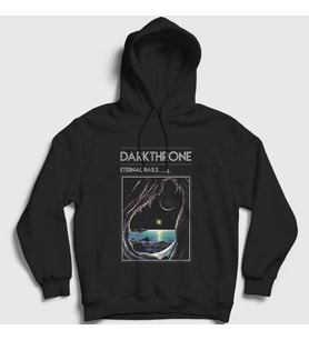 Presmono Unisex Siyah Eternal Hails Darkthrone Kapüşonlu Sweatshirt 379048tt