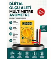 Elektrik Ölçüm Cihazı Dijital Multimetre 10 Amper Destekli