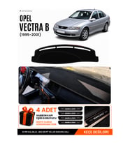 OPEL VECTRA B (1995-2001) Uyumlu Torpido Örtüsü Torpido Kılıfı - Siyah