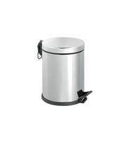Paslanmaz Metal Pedallı 5 Litre Çöp Kutusu, Sağlam ve Kullanışlı Tasarım