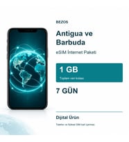 Antigua ve Barbuda eSIM İnternet Paketi 1 GB 7 Gün