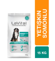 LaVital Maxi Adult Orta&Büyük Irk Yetişkin Somonlu Kuru Köpek Maması 15 Kg