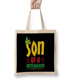 Son Of A Nutcracker Awesome Christmas Bez Çanta Uzun Saplı