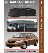 TOYOTA COROLLA E140 (2007-2013) Torpido Örtüsü Ön Göğüs Koruma Araca Özel Çatlamayı Önler Kaymaz