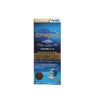 Omega3 Kids Cod Liver Oil A,D,E Vitaminleri İçeren Tutti Frutti Aromalı Takviye Edici Gıda 150ml