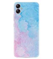 Samsung Galaxy A05 Kılıf Resimli Desenli Baskılı Silikon Pink Blue Abstract 1385