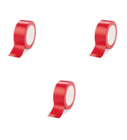 Omeyva Takviyeli Tamir Bandı - İzolasyon Onarım Çadır Bandı - Kırmızı - 48 mm x 10 YRD - 3 Rulo