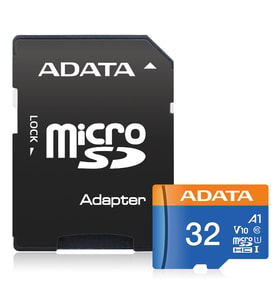 Adata Micro SD 100/25MB/s Class10 Hafıza Kartı 32 GB AUSDH32GUICL10A1-RA1