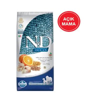 ND Düşük Tahıllı Ocean Morina Balıklı Med.Maxi Köpek Maması 1 Kg AÇIK