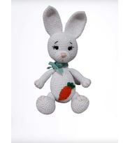 Tavşan Bibi Uyku Arkadaşı Amigurumi Organik Oyuncak