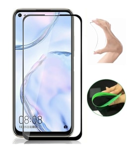 Xiaomi Redmi Note 10 Pro Ekran Koruyucu Seramik Nano Cam Esnek Tam Full Kaplayan Kırılmaz