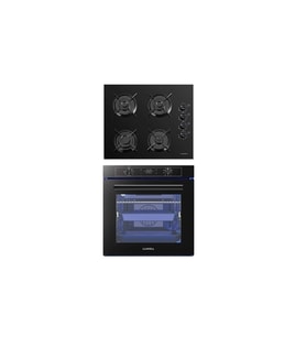 LUXELL 2 Lİ PLATİNUM ANKASTRE SET(A68-SGF3 SİYAH FIRIN / OC88 SİYAH OCAK)
