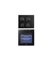 LUXELL 2 Lİ PLATİNUM ANKASTRE SET(A68-SGF3 SİYAH FIRIN / OC88 SİYAH OCAK)