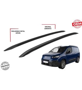 FİAT DOBLO UZUN ŞASE YAPIŞIK PORT BAGAJ TAVAN ÇITASI SİYAH 2023 2024 2025 2026 2027