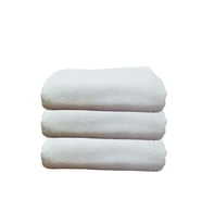 3 Lü Paket Kuaför Havlusu Boya Tutmayan Mikrofiber Saç Havlusu 50x90 Cm (Beyaz)