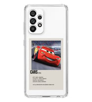 Samsung Galaxy A52 Uyumlu Cars Mcqueen Desenli Şeffaf Telefon Kılıfı