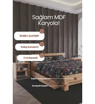 Letto 4 Çekmeceli Çift Kişilik MDF Karyola