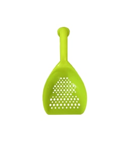 Jumbo Kedi Kumu Küreği 04804  30 cm Güçlendirilmiş Sert Plastik Elek (6 Renk) (Sarı)