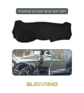 HYUNDAİ ACCENT BLUE 2011-2017TORPİDO KORUMA HALISI GRİ KENAR