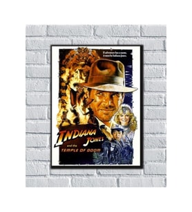 Indiana Jones Temple Of Doom Ahşap Tablo
