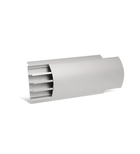 Alüminyum Balıksırtı Kablo Kanalı (Boy 2Mt) (Gri)