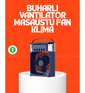 Mey İthalat® Ayarlanabilir Hız Yönlü Yüksek Performanslı Masaüstü Fan