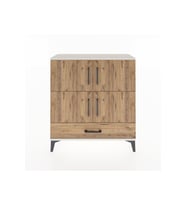 Arges Şifonyer 4 Raflı Tek Çekmeceli 4 Kapaklı 88x30x96 Aytaşı-Çam