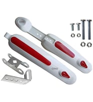 Camurluk Set Beyaz-Kırmız Ym Mtb