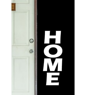 Home Yazılı 4'lü Duvar Dekoru Tablo (Beyaz)