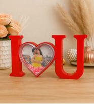 BK Gift Kişiye Özel Fotoğraflı Kalpli I Love You Kar Küresi, Ev Hediyesi, Ofis Hediyesi, Sevgiliye Hediye