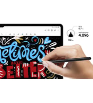 Galaxy Tab S9 FE - S9 Plus ile Uyumlu Avuç İçi Algılamayan Dokunmatik Stylus SPen Kalem