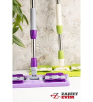 Sihirli Teleskobik Mikrofiber Mop ve Yedek Bez, Pratik ve Kolay Temizlik