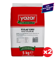 Yazar Yulaf Unu 5 Kg x 2 Paket