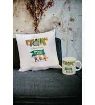 English Teacher Kupa Bardak ve Yastık Set 009 (Beyaz)
