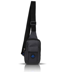 Unisex Keten Telefon Bölmeli Bel Ve Çapraz Omuz Çanta Göğüs Seyahet Günlük Bodybag