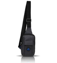 Unisex Keten Telefon Bölmeli Bel Ve Çapraz Omuz Çanta Göğüs Seyahet Günlük Bodybag