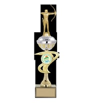 ODAK KUPA - Figürlü Kupalar - Okçu Figürlü Kupalar FG-065 C - 44 cm