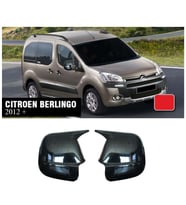 Citroen Berlingo Batman Yarasa Ayna Kapağı Piona Black ABS 2012-2019