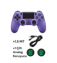 Playstation 4 DualShock Yeni Nesil V2 Gamepad + 1.5 MT Şarj Kablo + 1 Çift Analog Başlığı
