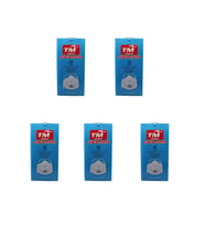 TM Temsan Beyaz Ventilli FFP2 NR Toz İş Güvenlik Sanayi Boya Konik Maske - 20 Adetlik 5 Paket