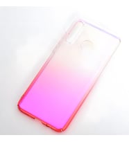 Huawei P30 Lite Kılıf Parlak Renk Geçişli Kılıf (Pembe)