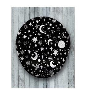 Little Stars Oval Bilek Destekli Mouse Pad