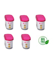 Moon Star Modüler Kapaklı Kuru Gida Saklama Kabı 1,2 LT X 5ADET MB-11