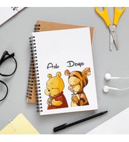 Winnie The Pooh Arkadaş Tasarımlı Defter Kişiye Özel