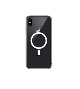 Coverzone iPhone XS Max 6.5 ile uyumlu K?l?f ?effaf, Wireless Magsafe ile uyumlu Silikon Kapak ile Kamera Koruma �?k?nt?l? K?l?f ?effaf